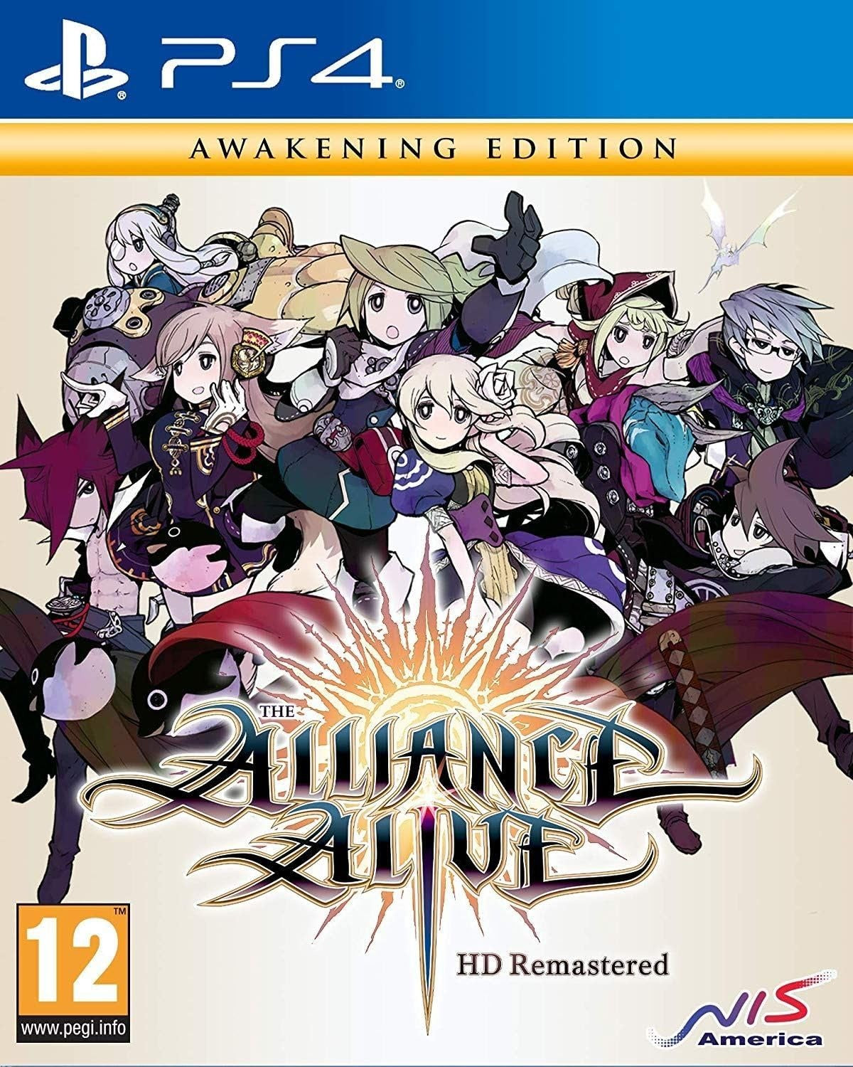 The Alliance Alive HD Remastered Awakening Edition PlayStation 4 box art