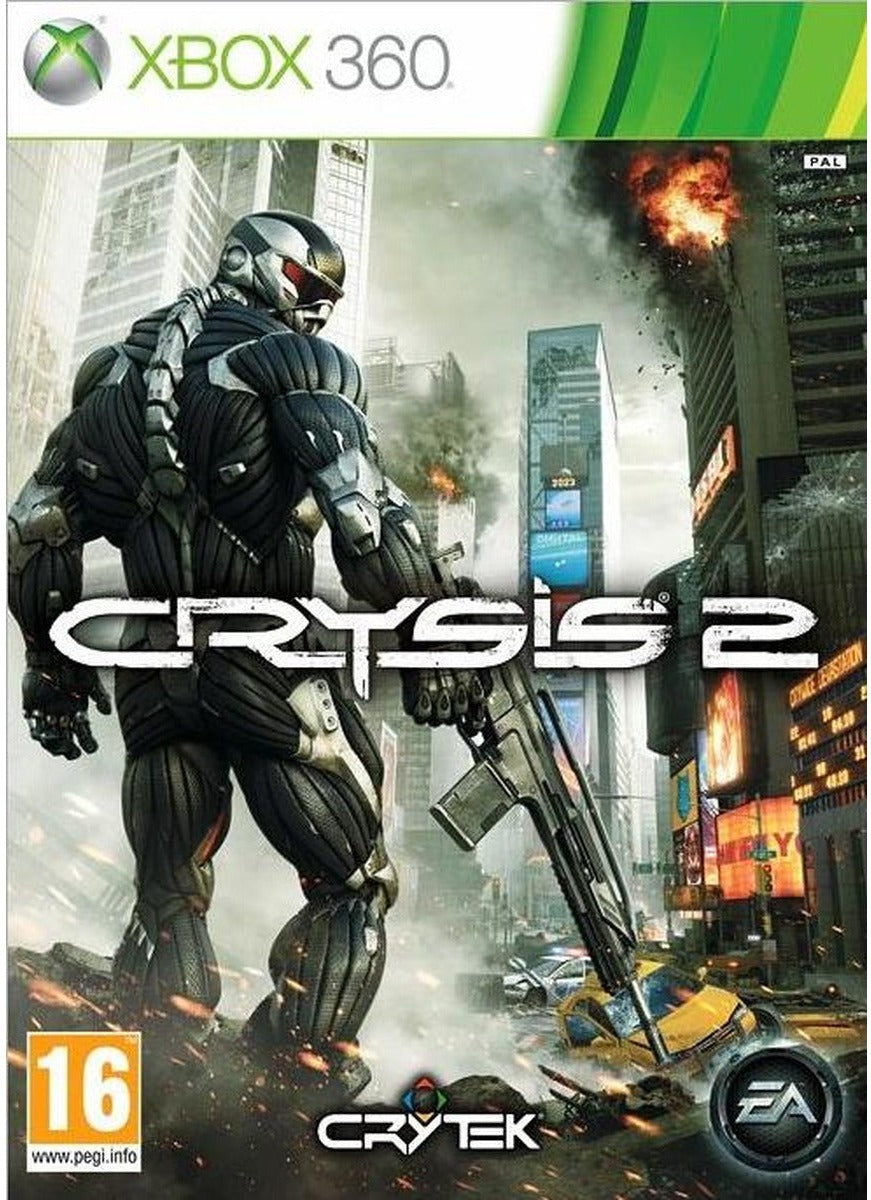 Crysis 2 Xbox 360 game box art