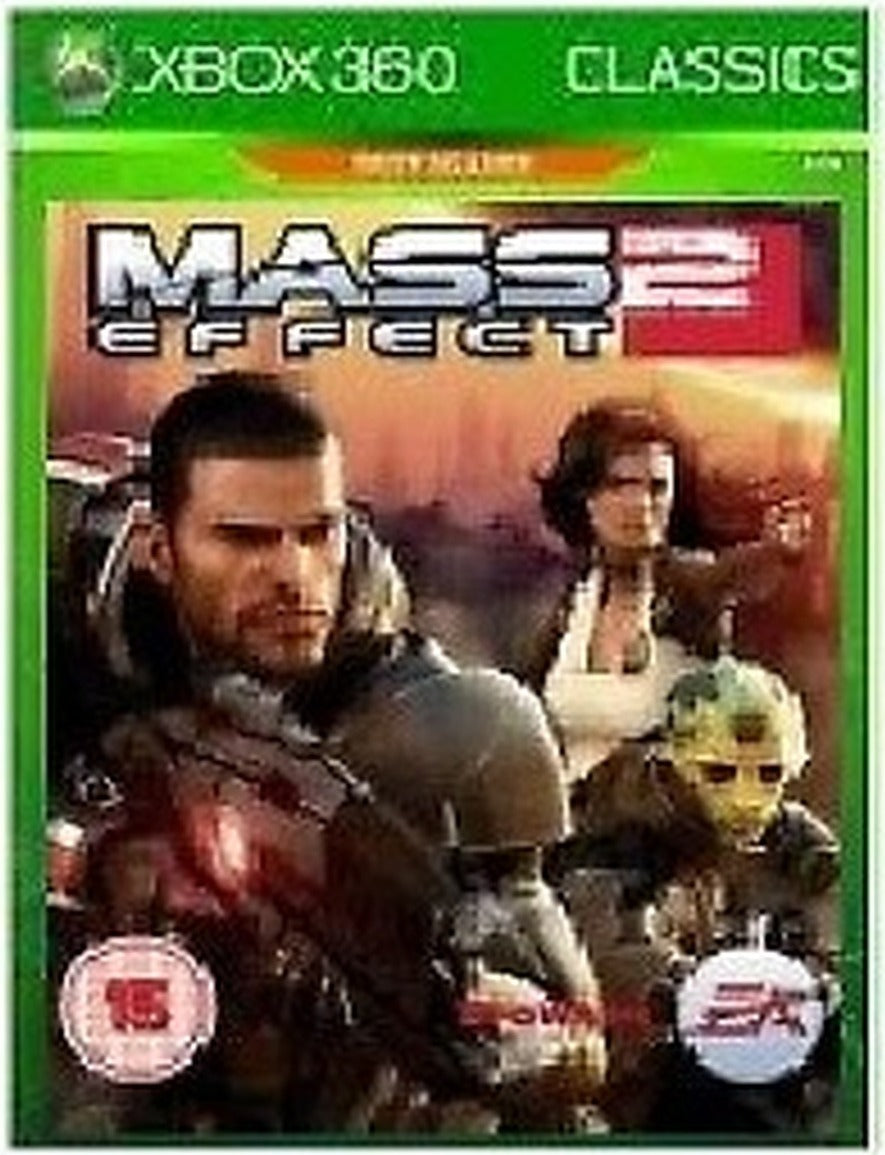 Mass Effect 2 Classics Xbox 360 game box art