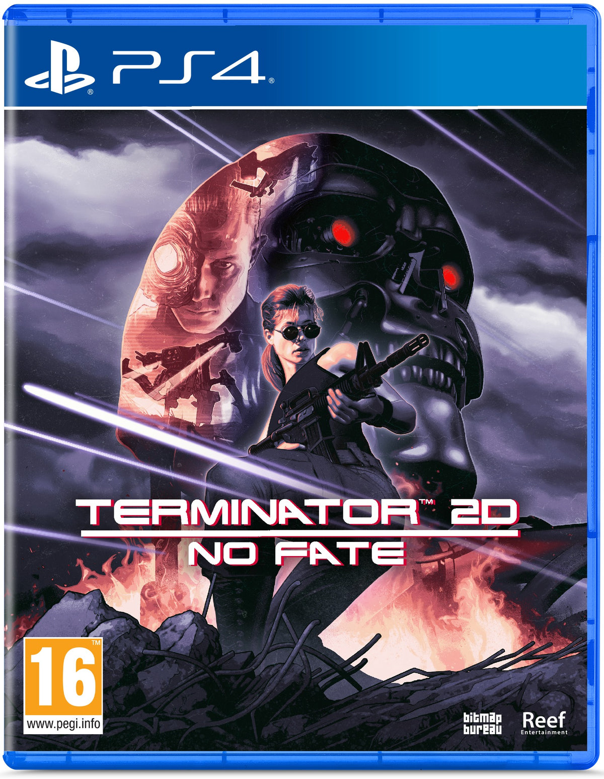 Terminator 2D: No Fate PlayStation 4 physical edition box art