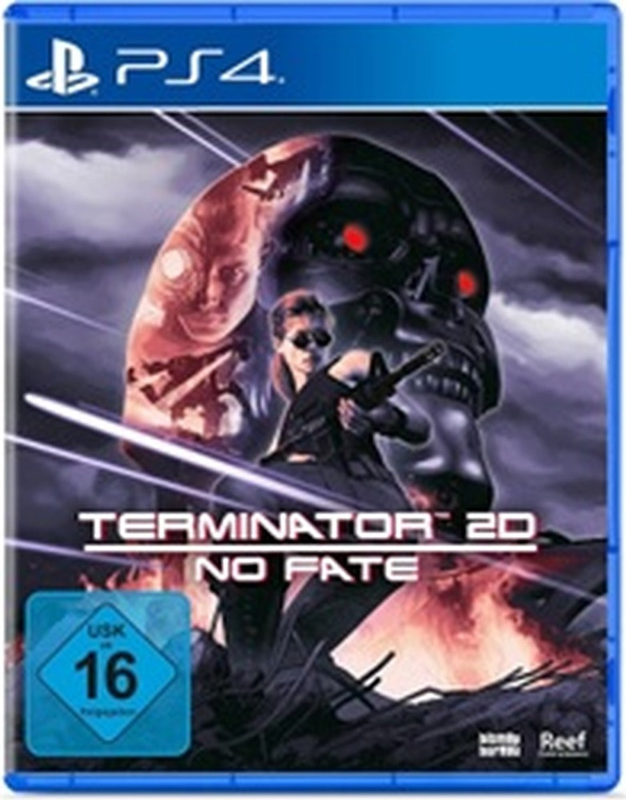 Terminator 2D: No Fate Day One Edition PlayStation 4 game box — German edition