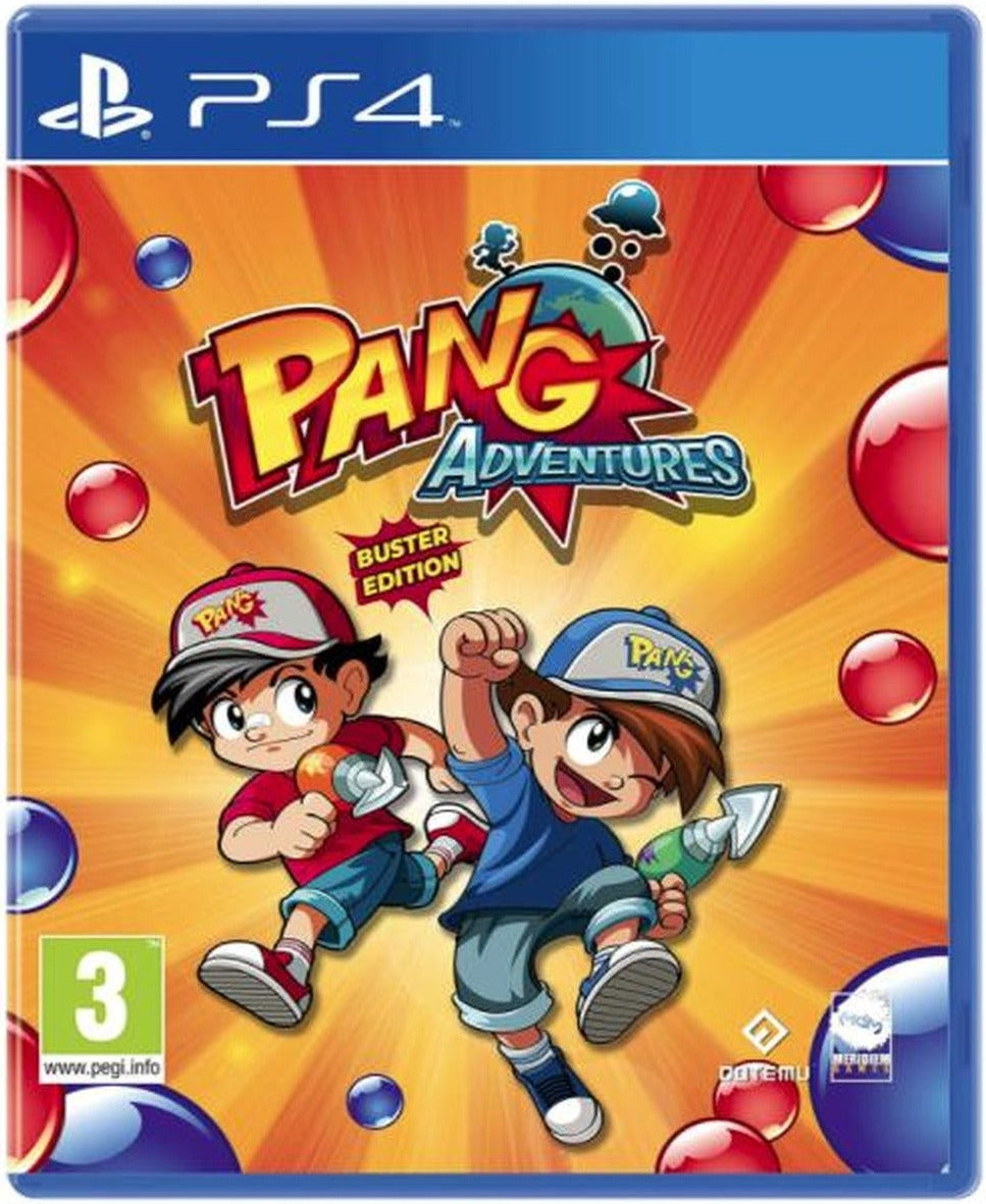 Pang Adventures Buster Edition PlayStation 4 game box art