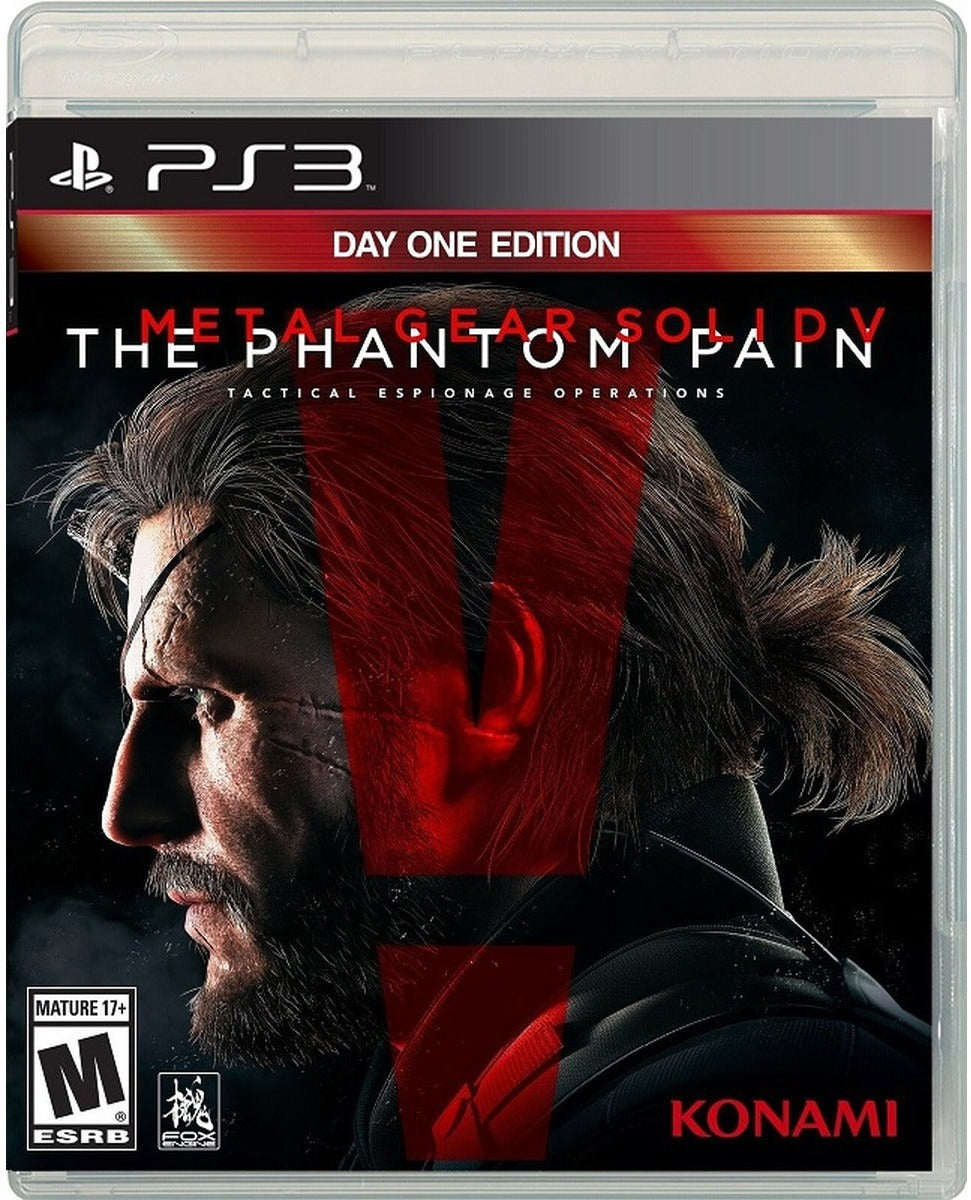 Metal Gear Solid V: The Phantom Pain Day One Edition PlayStation 3 game box