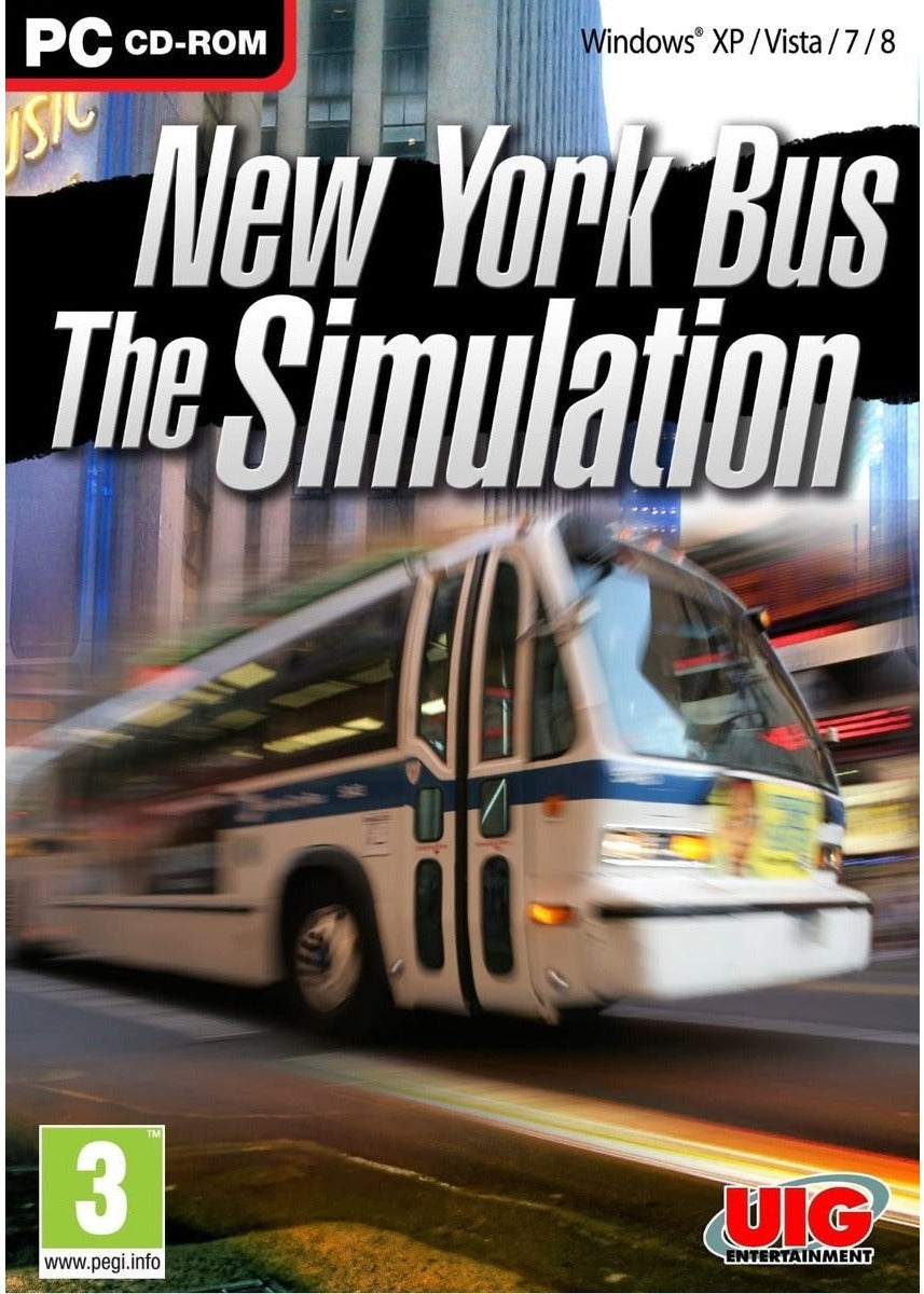New York Bus - The Simulation PC game box art