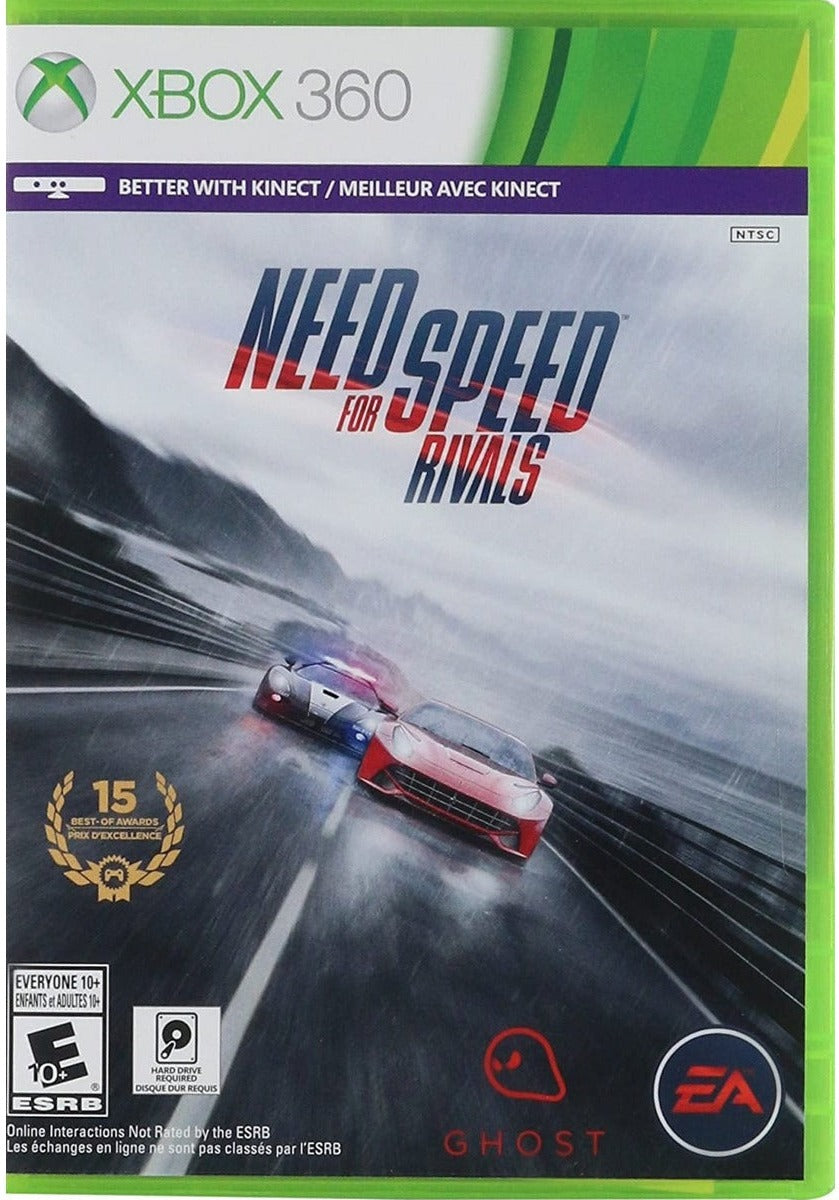Need for Speed: Rivals Platinum Hits Xbox 360 game box