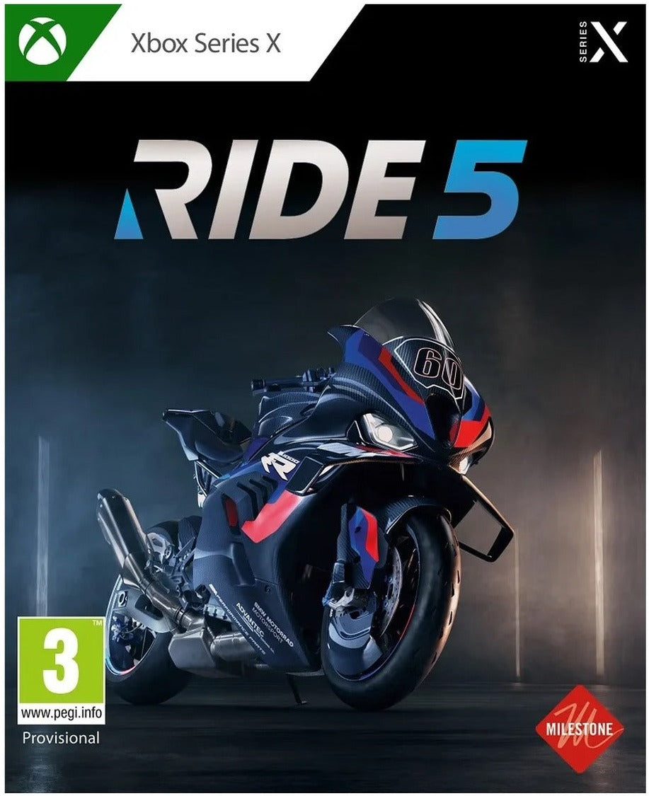 Ride 5 Xbox Series X game box art