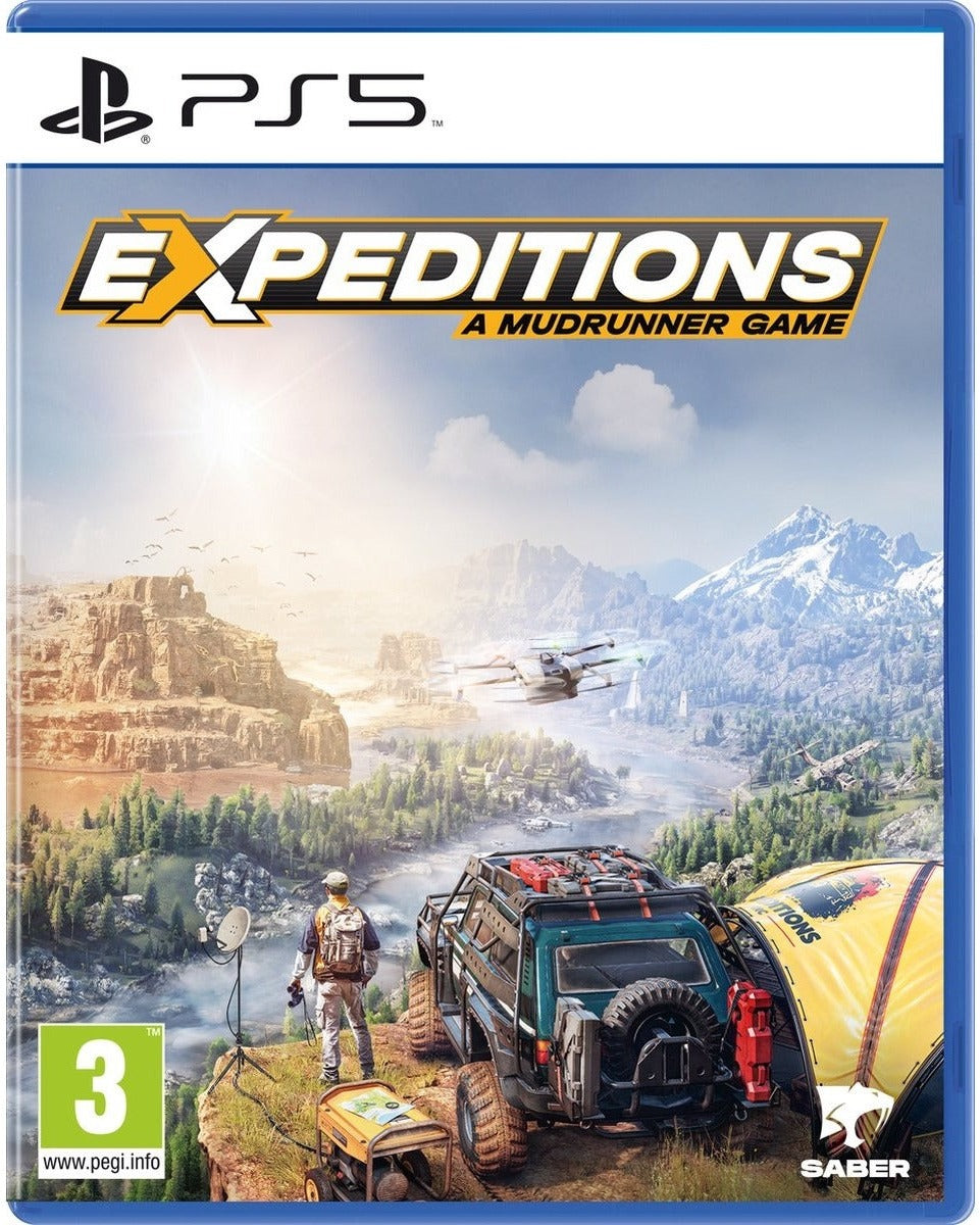 Expeditions: A MudRunner Game - Day One Edition PlayStation 5 box art