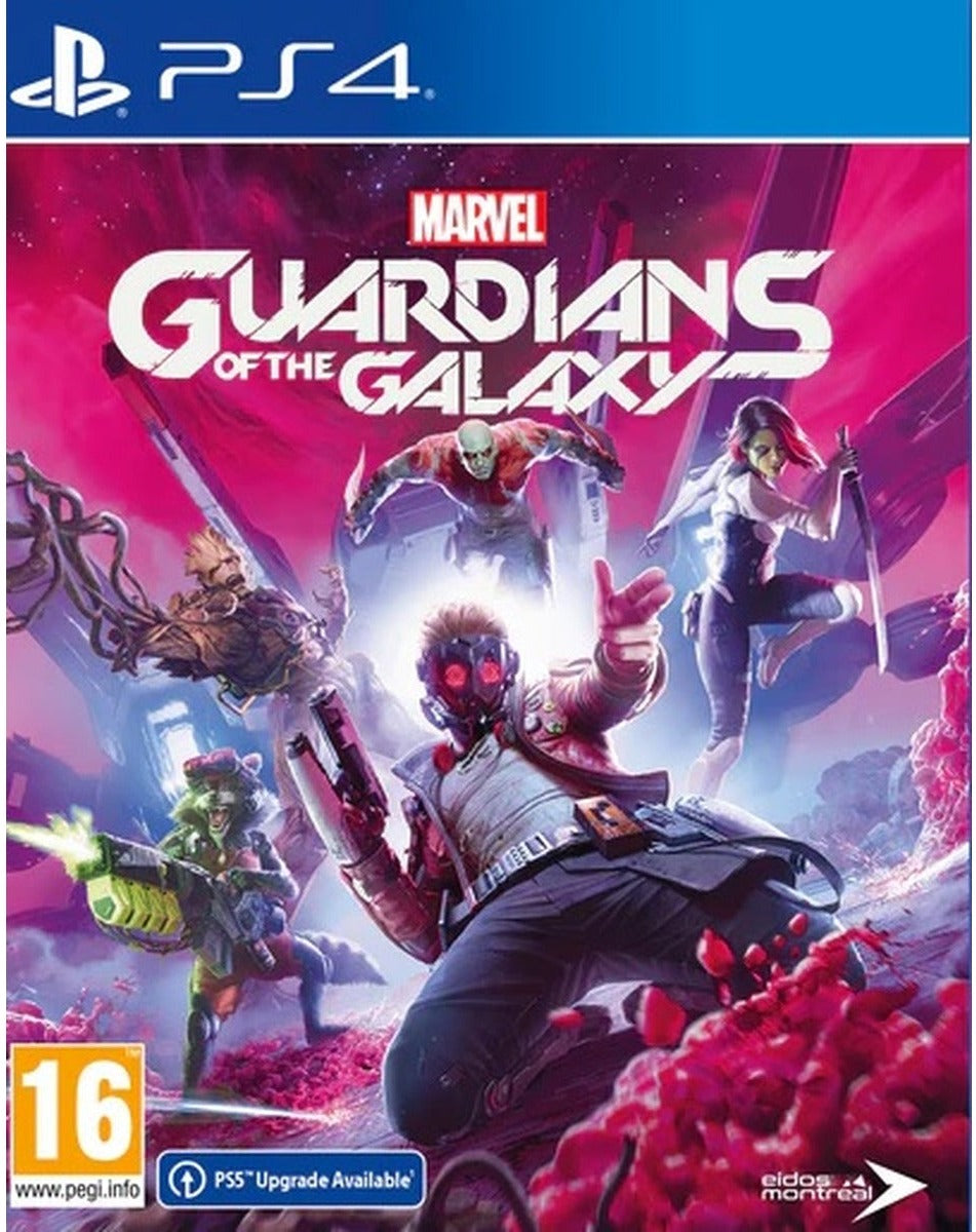 Marvel's Guardians of the Galaxy PlayStation 4 game box art
