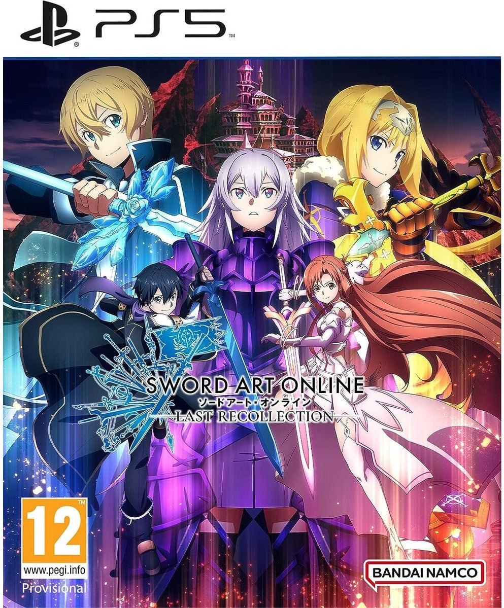 Sword Art Online: Last Recollection PlayStation 5 game box art