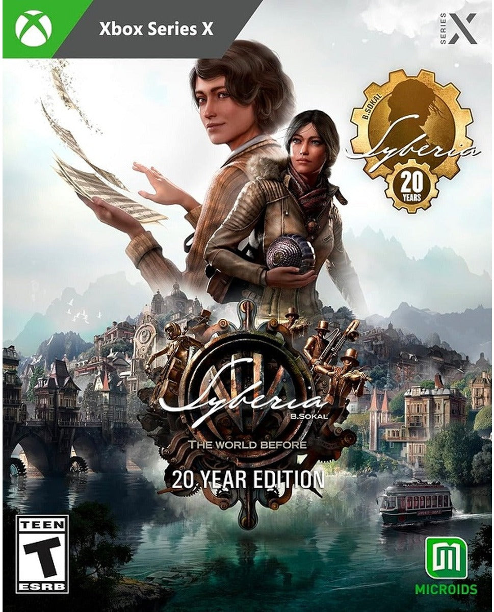 Syberia: The World Before 20 Years Edition Xbox Series X box art
