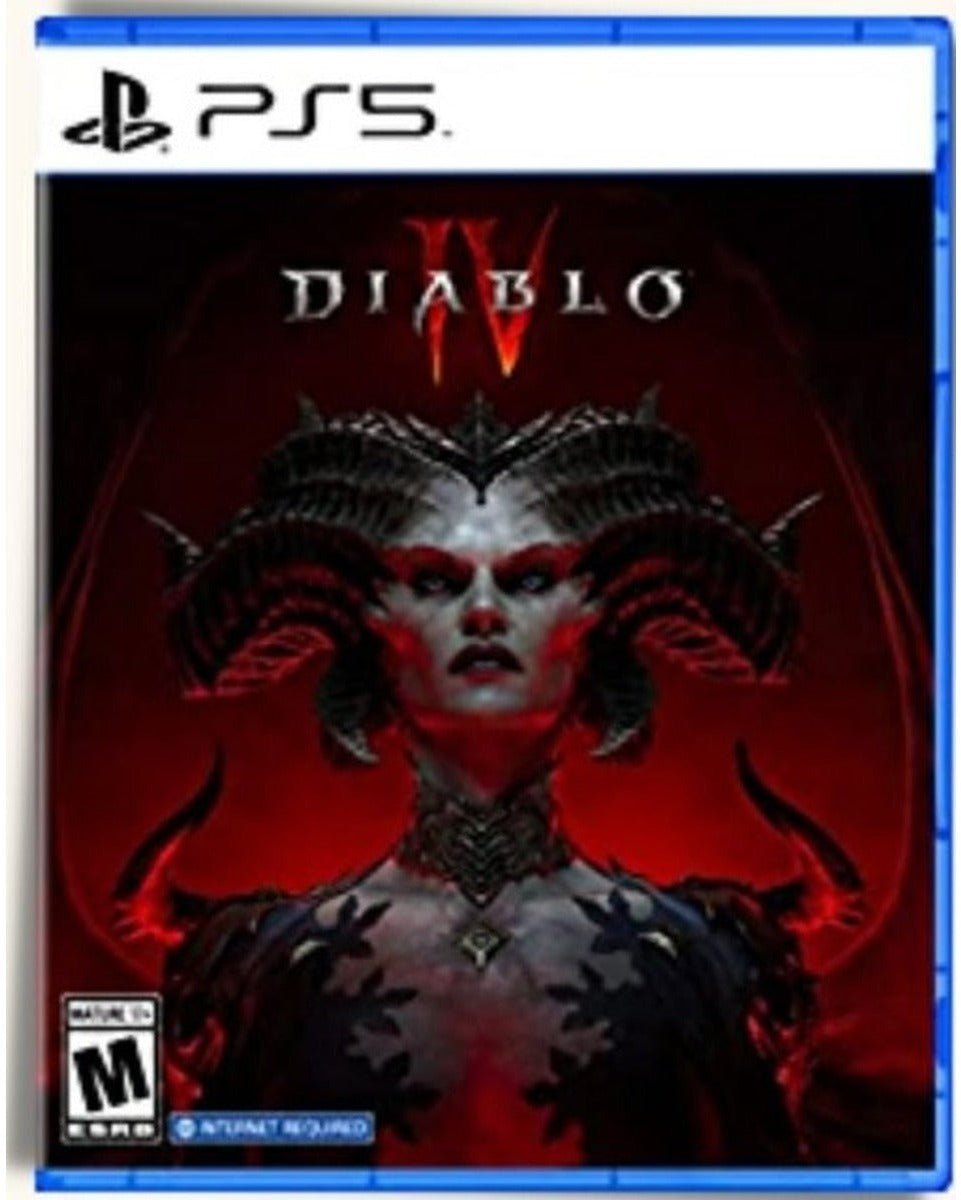 Diablo IV PlayStation 5 game box art