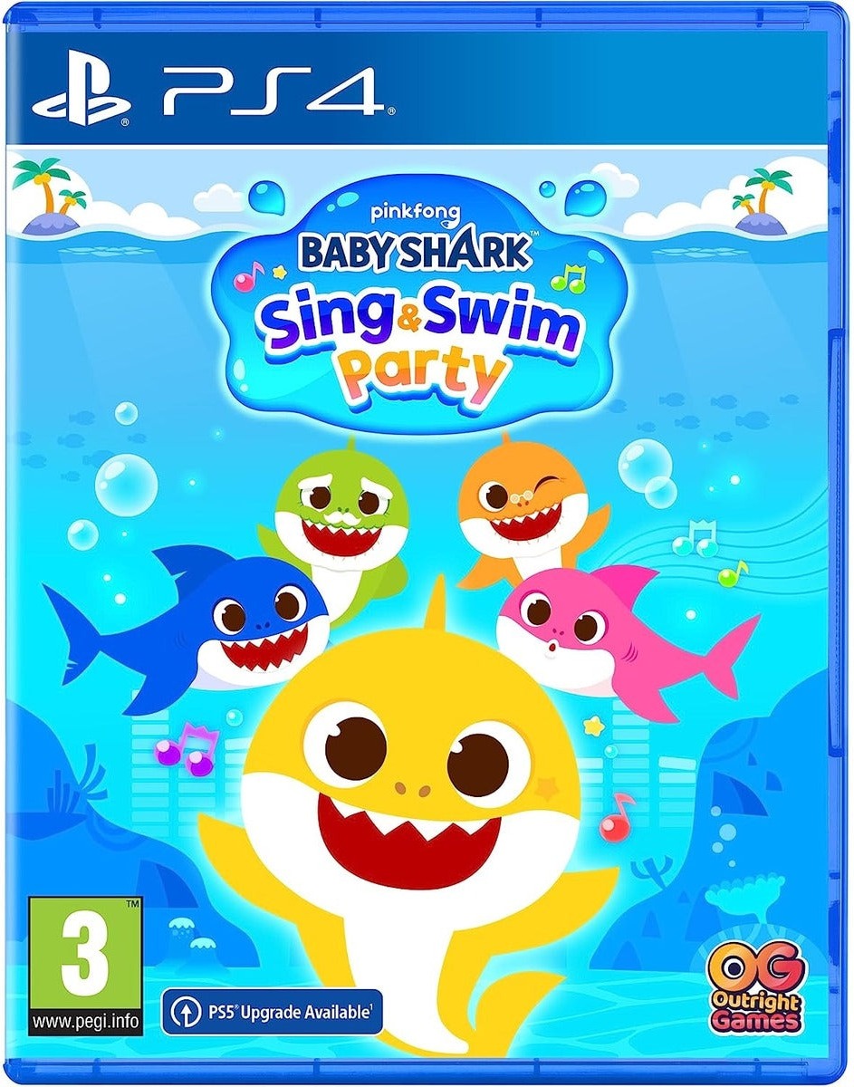 Baby Shark: Sing & Swim Party PlayStation 4 game box art