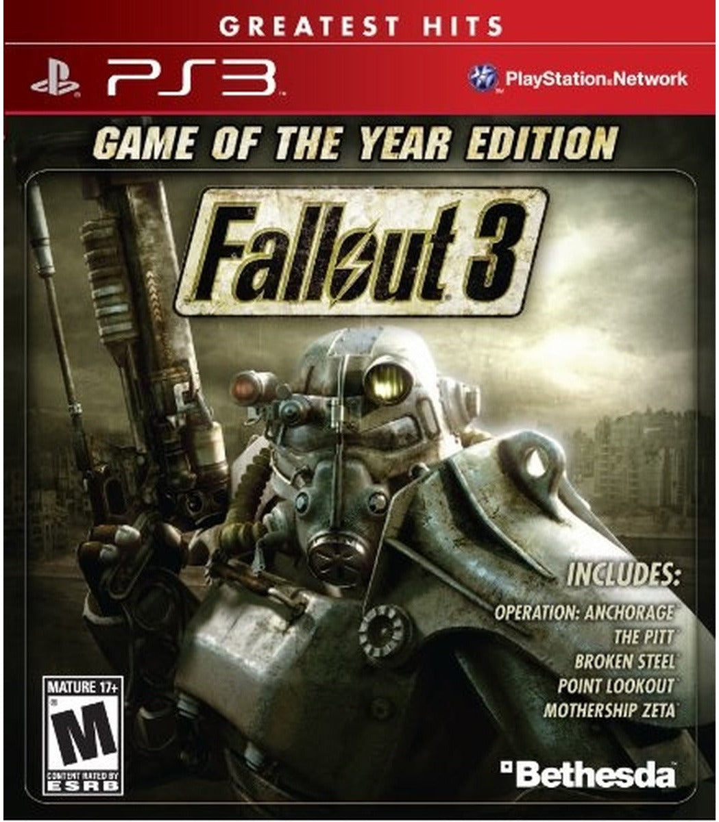 Fallout 3 Game of the Year Edition PlayStation 3 box art