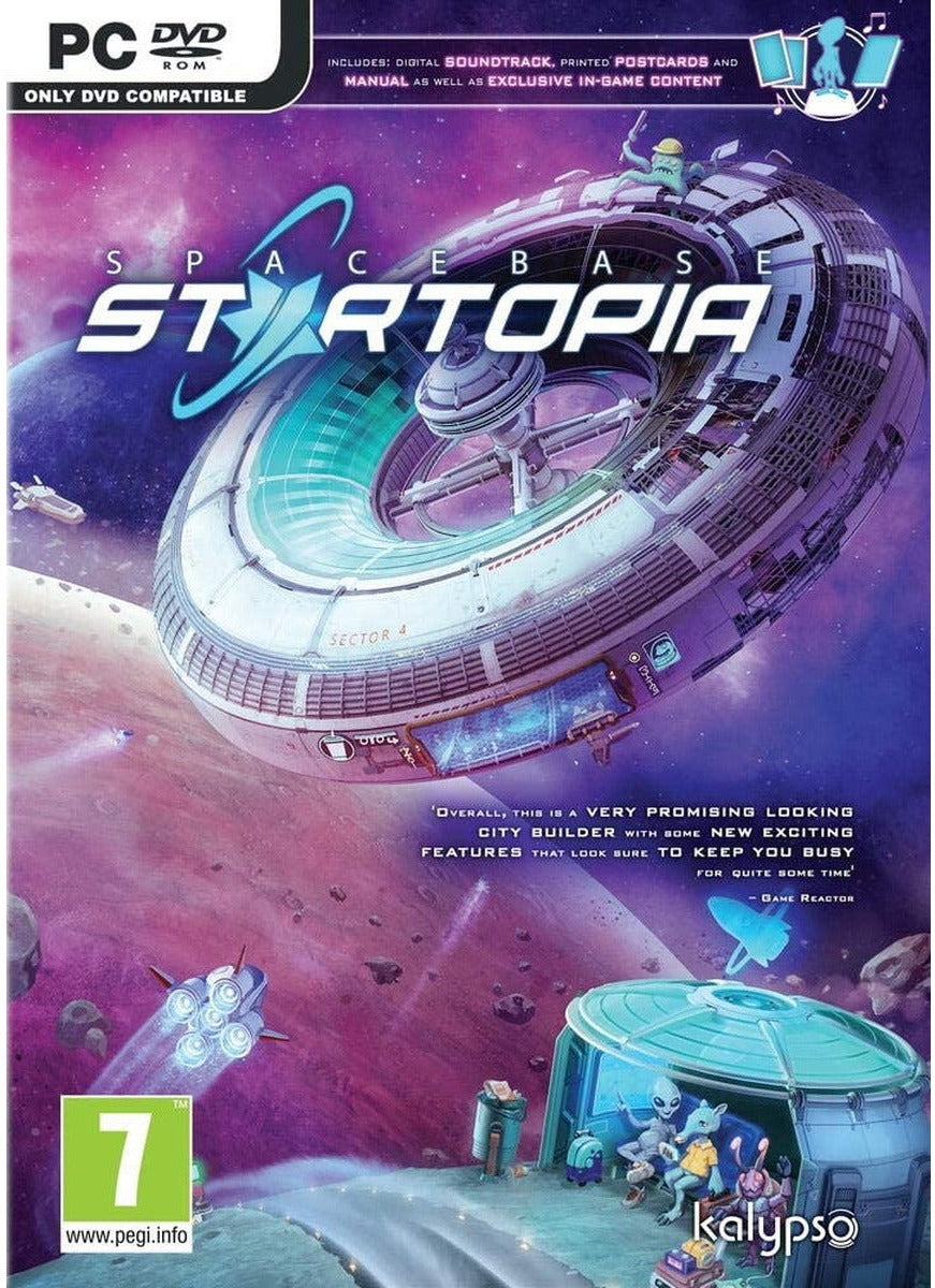 Spacebase Startopia PC game box art
