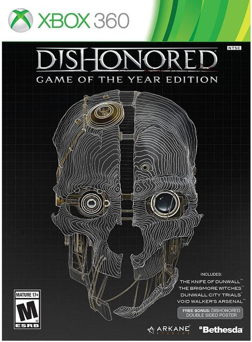 Dishonored Game of the Year Edition Xbox 360 box art