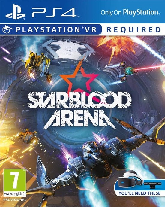 Starblood Arena PlayStation 4 game box art