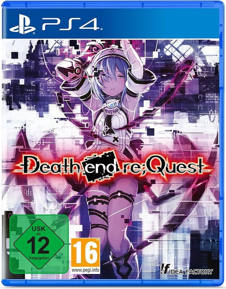 Death end re;Quest Standard Edition PlayStation 4 physical disc box art