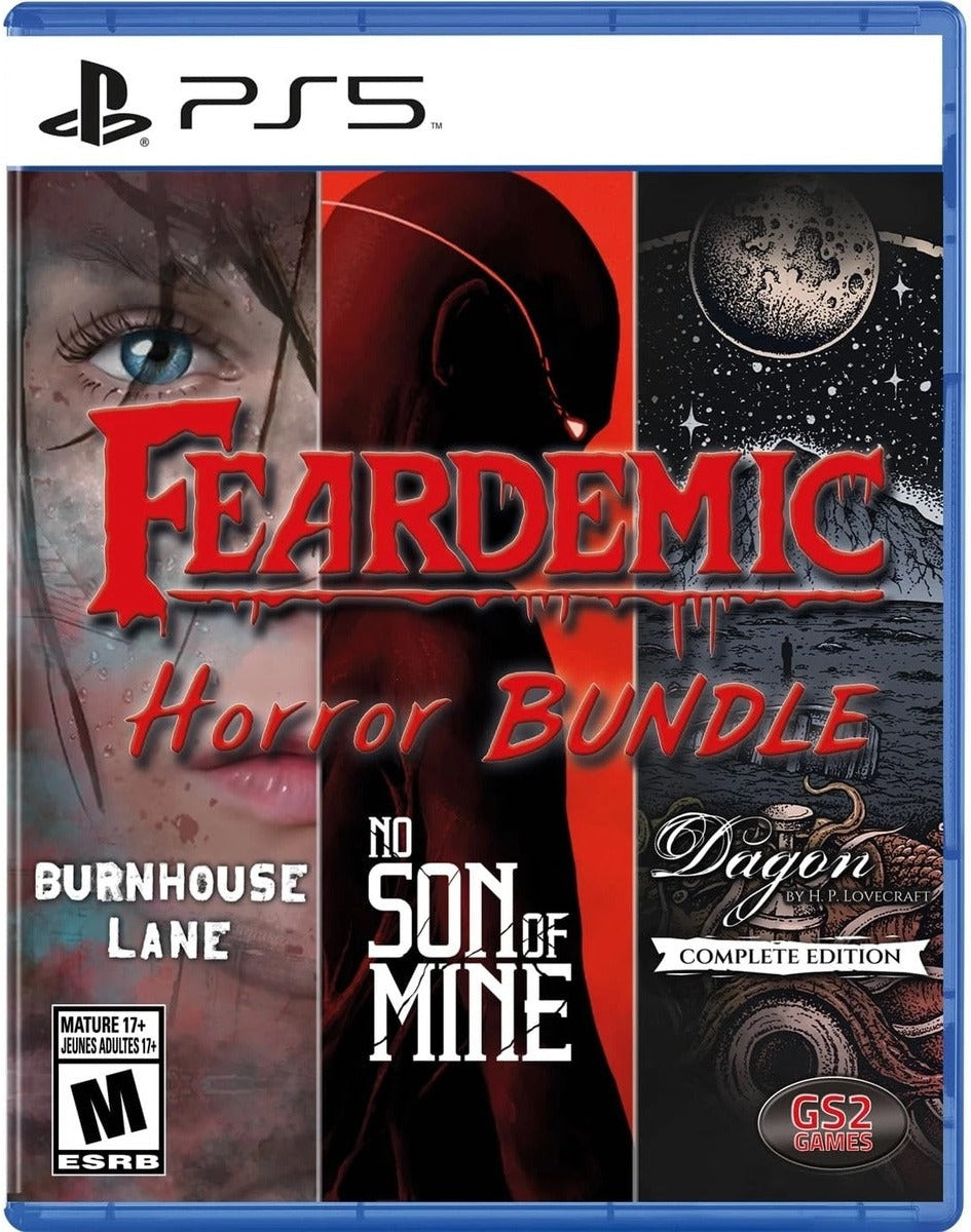 Feardemic Horror Bundle PlayStation 5 physical edition box art