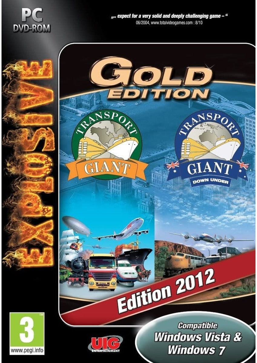Transport Giant 2012 Gold Edition PC game box