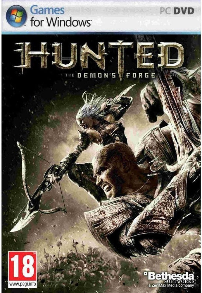 Hunted: The Demon's Forge PC game box art