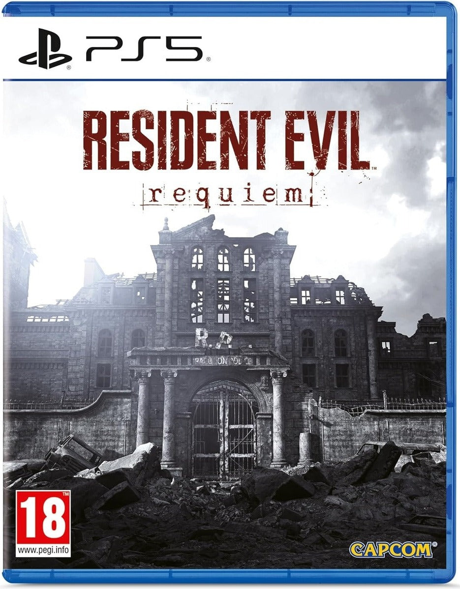Resident Evil Requiem PlayStation 5 game box art