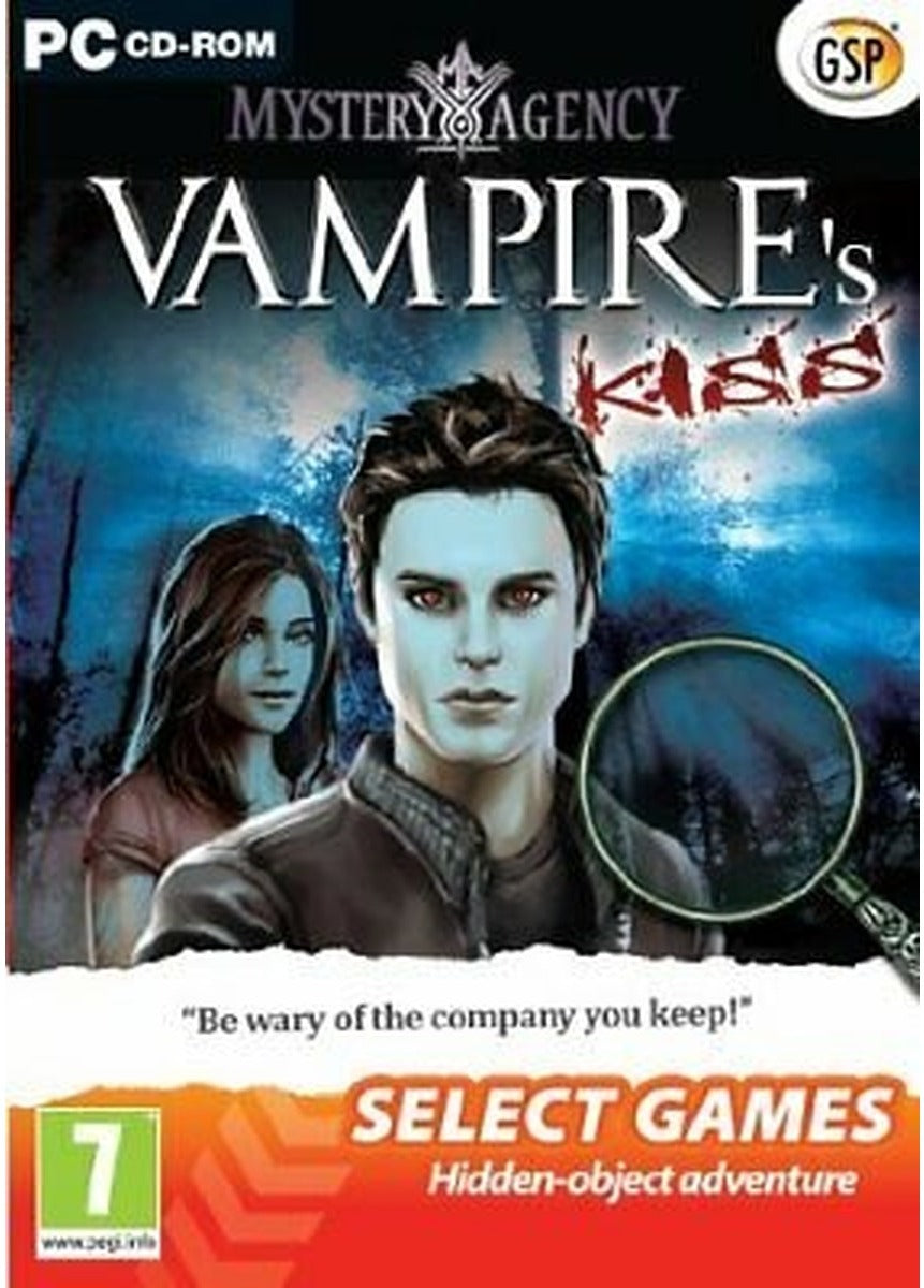 Mystery Agency: A Vampire's Kiss PC game box art
