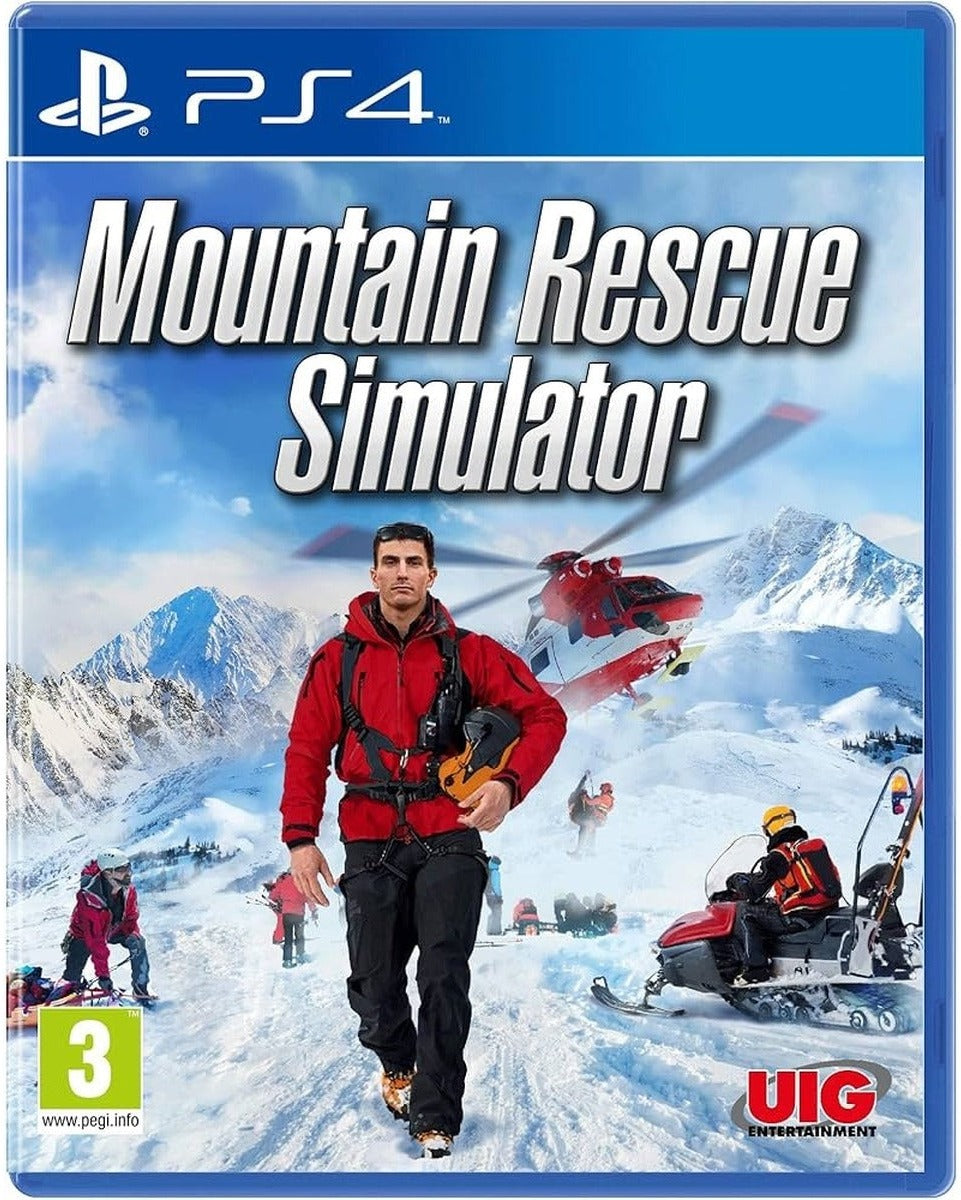 Mountain Rescue Simulator PlayStation 4 game box art