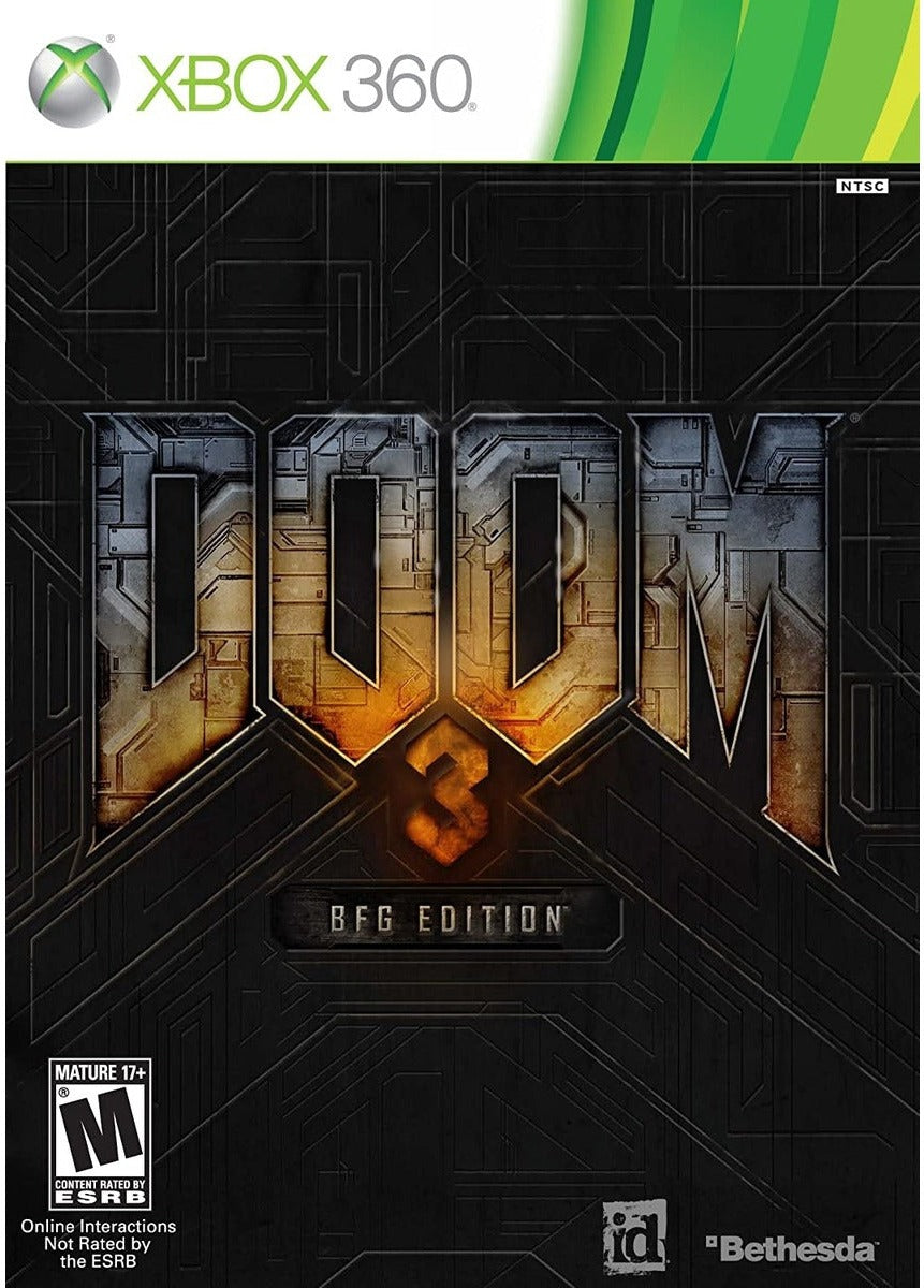 Doom 3: BFG Edition Xbox 360 game box art