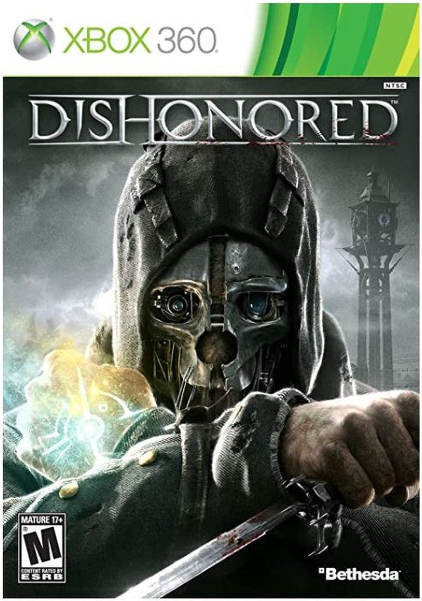 Dishonored Xbox 360 game box art
