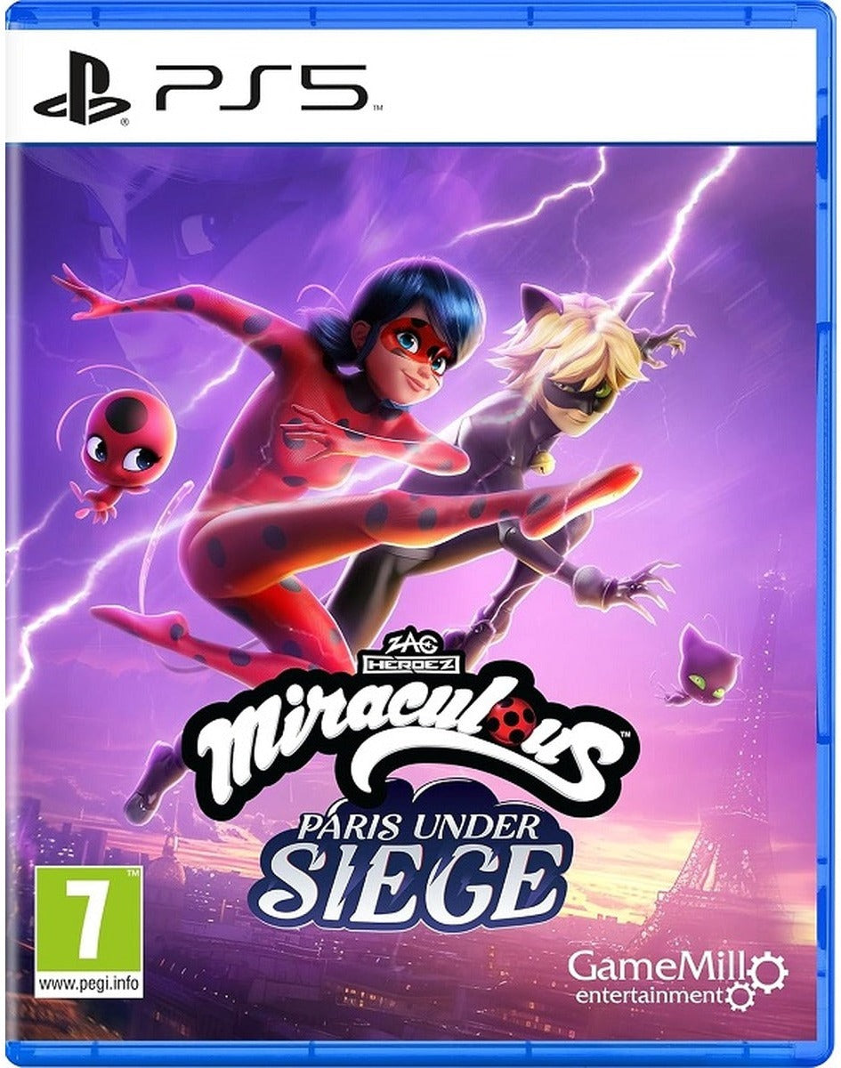 Miraculous: Paris Under Siege – PlayStation 5 game box art