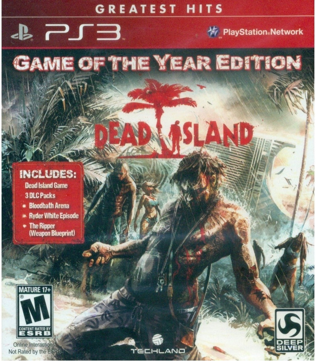 Dead Island Greatest Hits PlayStation 3 game box