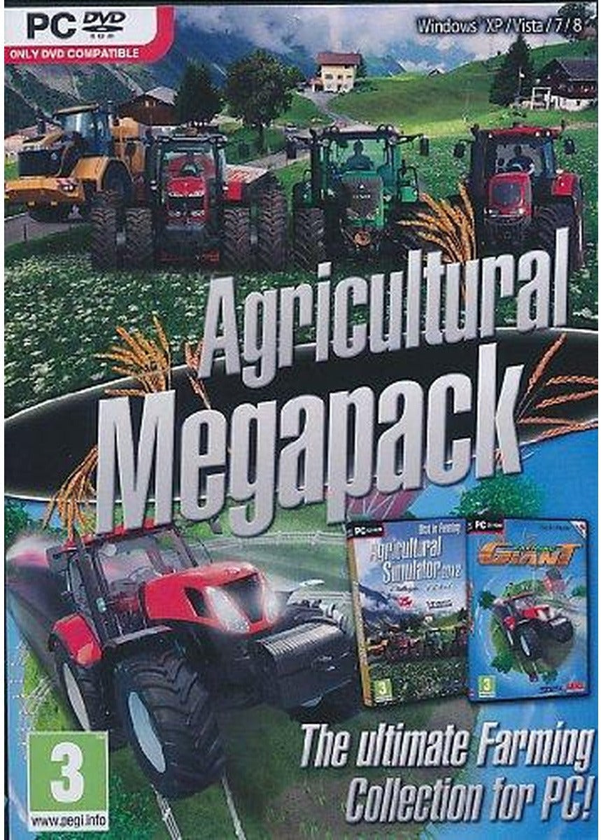 Agricultural Megapack PC DVD box art – Agriculture Simulator 2012 and Farming Giant bundle