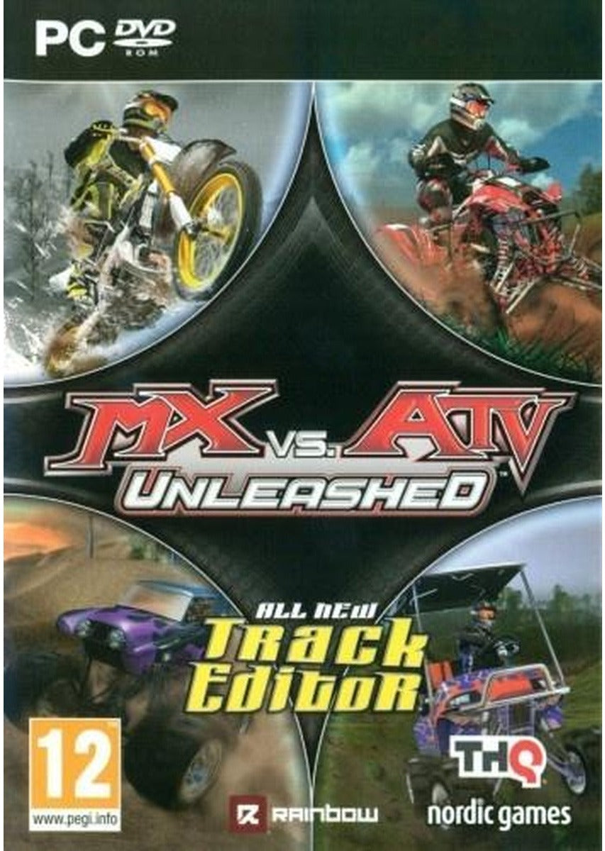 MX vs. ATV Unleashed All New Track Edition PC game box