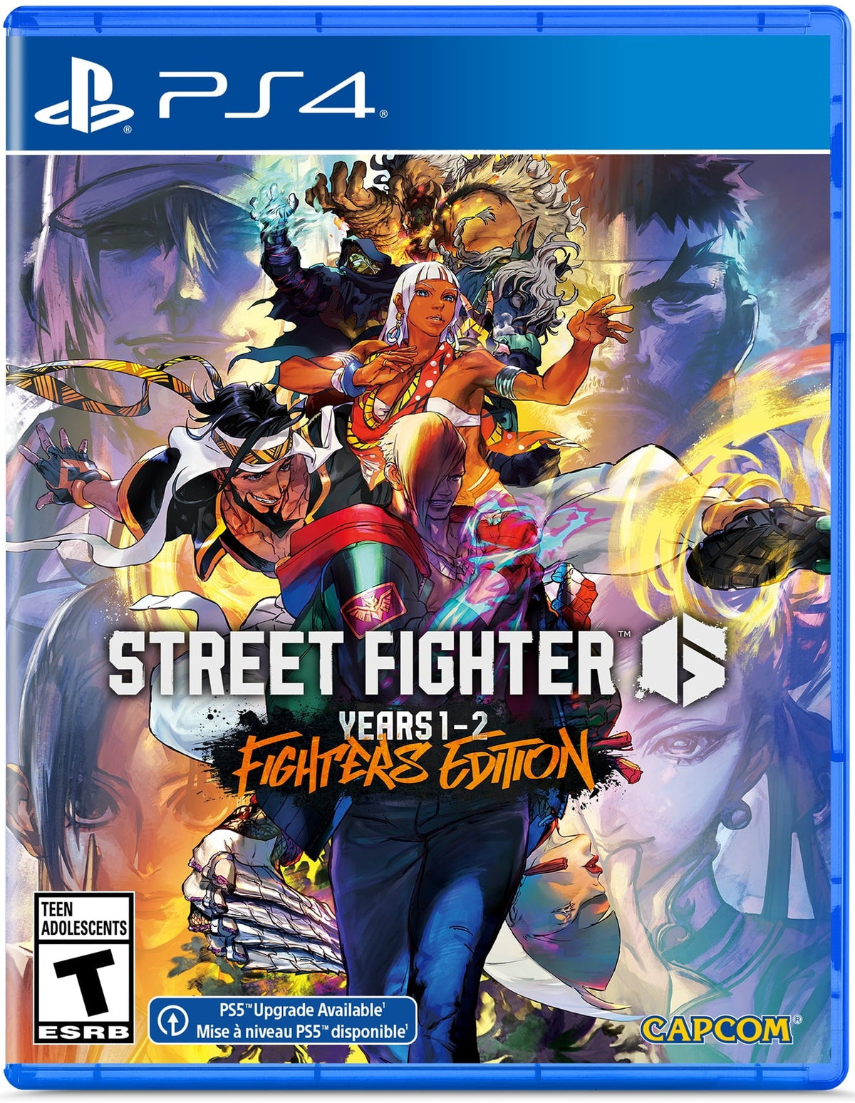 Street Fighter 6 Years 1-2 Fighters Edition PlayStation 4 Asian box art