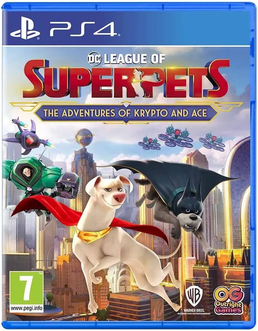 DC League of Super-Pets: The Adventures of Krypto and Ace PS4 box art