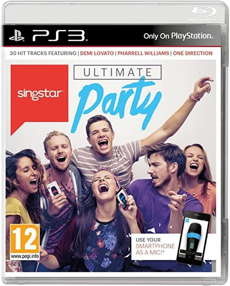 SingStar: Ultimate Party PlayStation 3 game box art