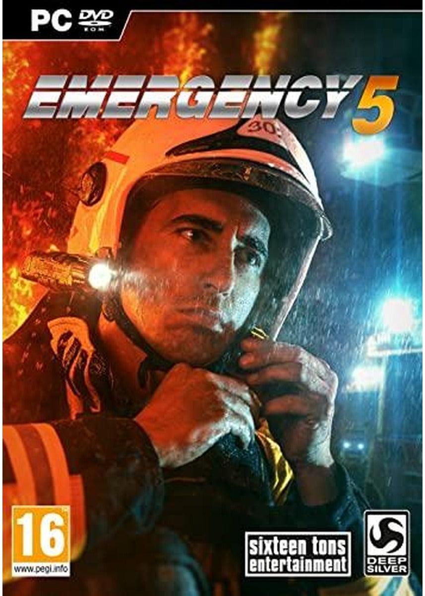 Emergency 5 PC game box art – Deep Silver real-time strategy