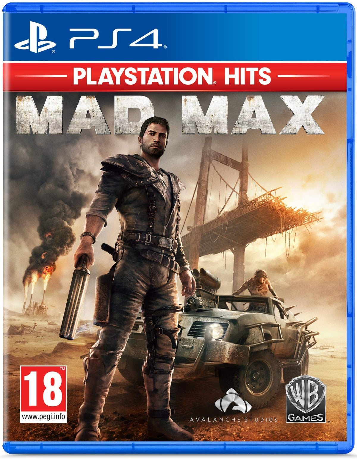 Mad Max PlayStation Hits PS4 game box art