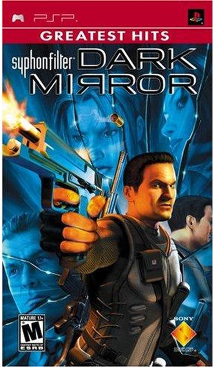 Syphon Filter: Dark Mirror Greatest Hits PSP game box art