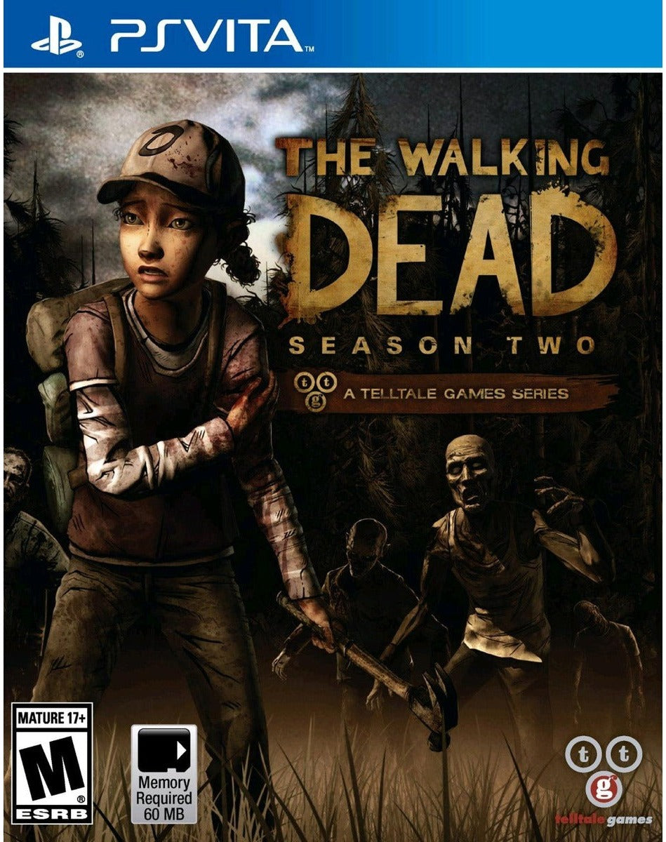 The Walking Dead Season 2 PlayStation Vita game box art