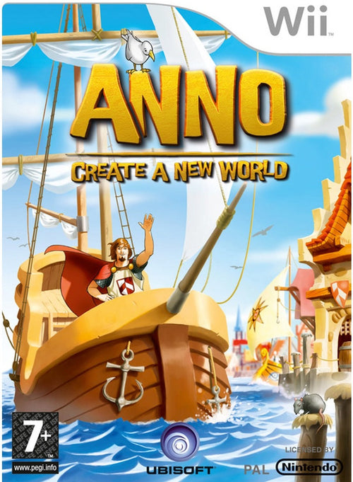 Anno: Create a New World Nintendo Wii game box art