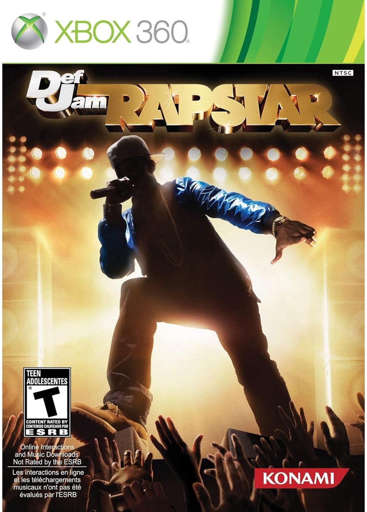 Def Jam Rapstar Xbox 360 game box art