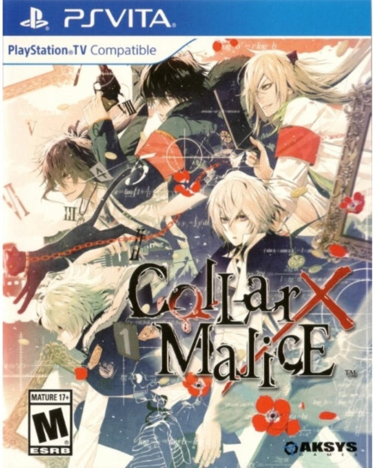 Collar X Malice PlayStation Vita game box art