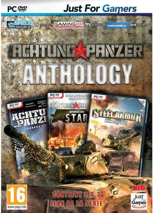 Achtung Panzer Anthology PC game box