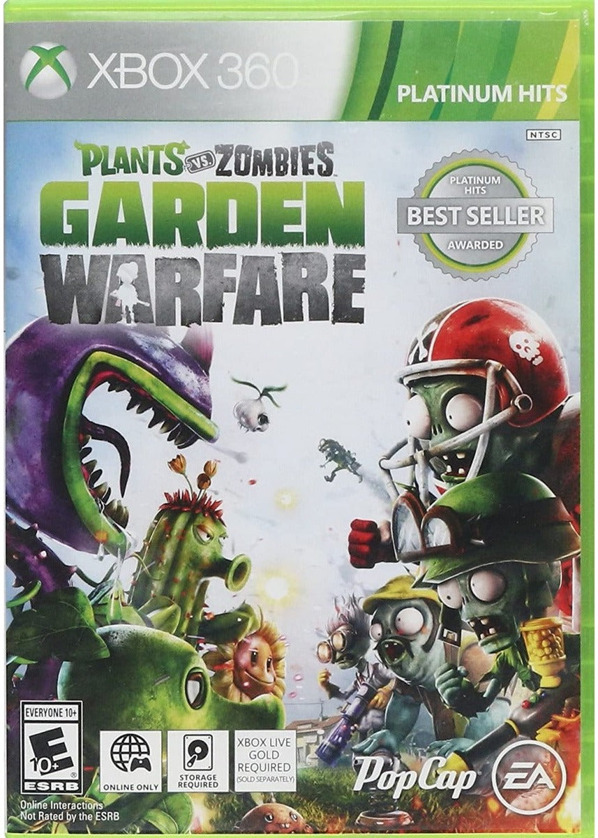 Plants vs. Zombies: Garden Warfare Platinum Hits Xbox 360 game box