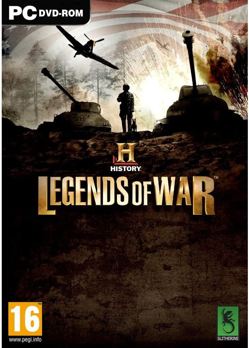 History: Legends of War PC DVD box art — WWII turn-based strategy game
