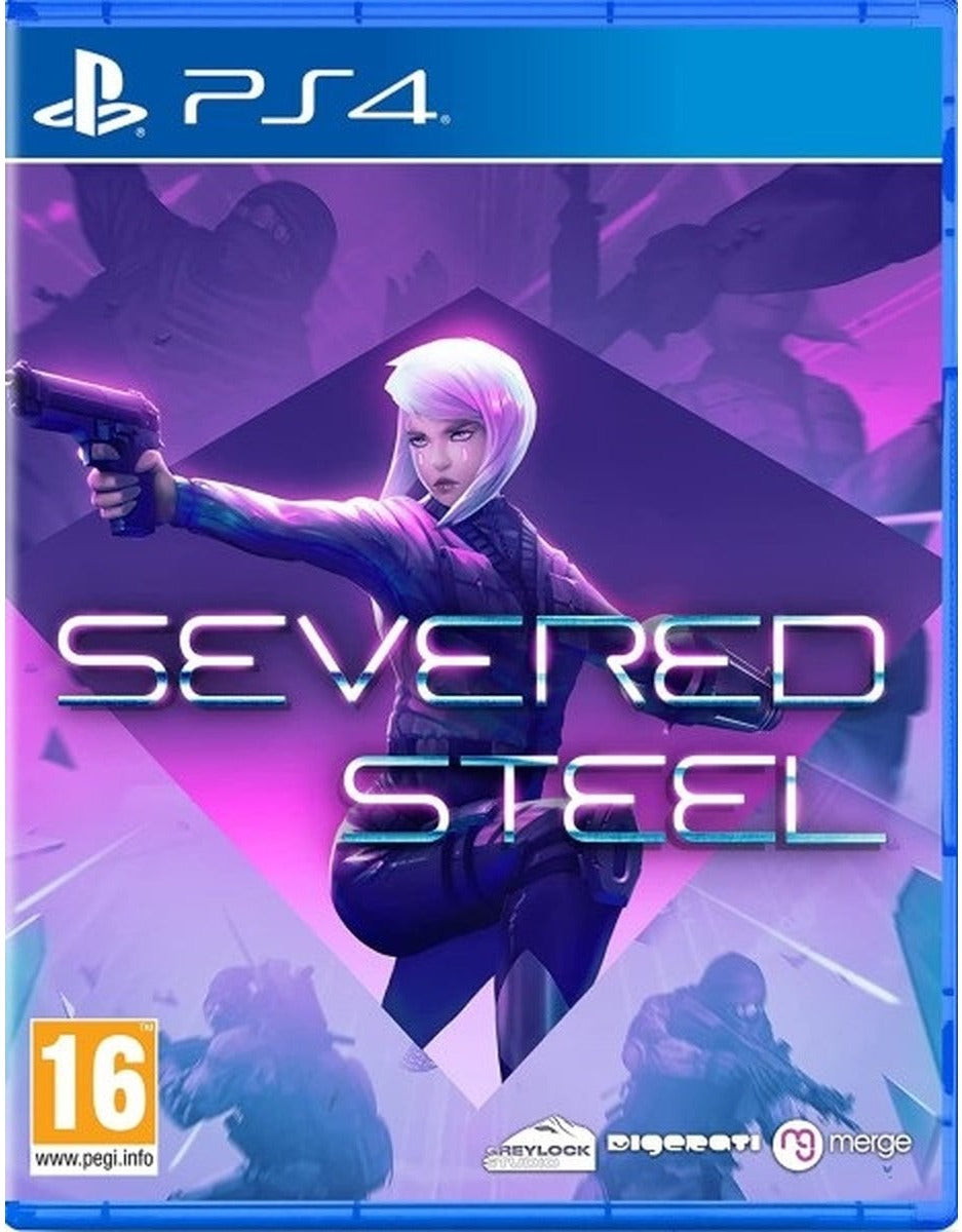 Severed Steel PlayStation 4 physical edition box art by Merge Games