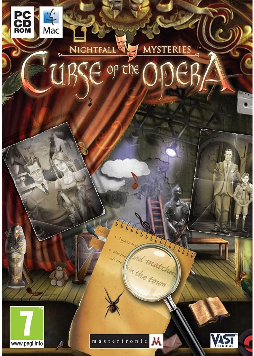 Nightfall Mysteries: Curse of the Opera PC game box art