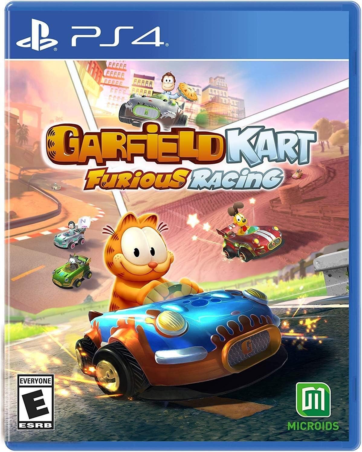 Garfield Kart: Furious Racing PlayStation 4 box art