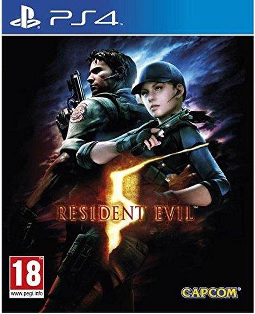 Resident Evil 5 PlayStation 4 game box art